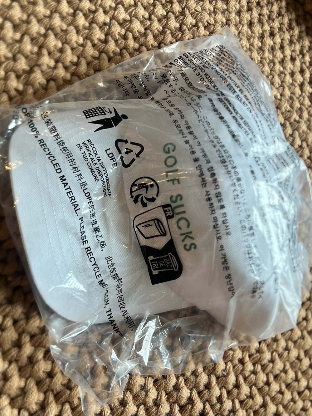 NEW IN BAG Travis Mathew’s “Golf Sucks” Golf Hat